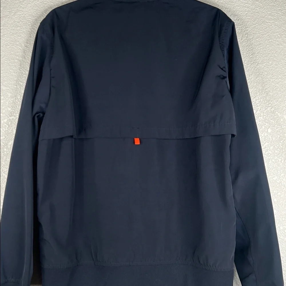 Banana Republic Men's Navy Blue Full Zip Long Sleeve Lightweight Jacket Size Med
